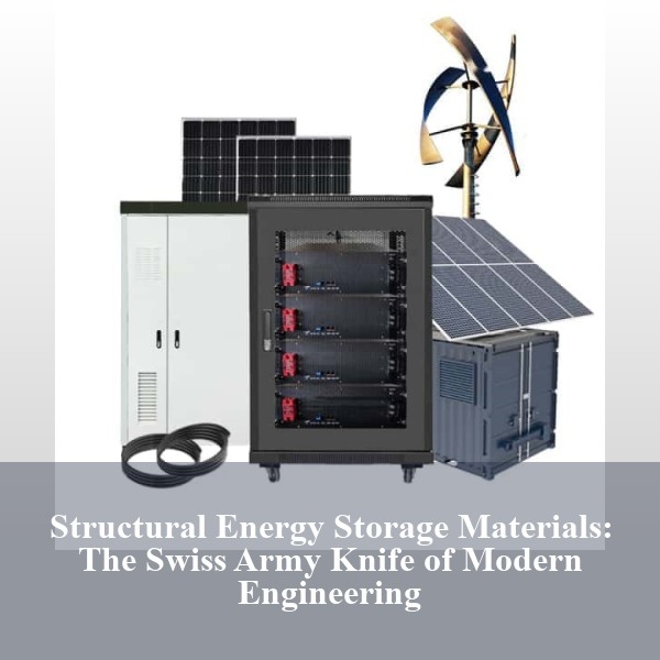 Structural Energy Storage Materials: The Swiss Army Knife of Modern Engineering